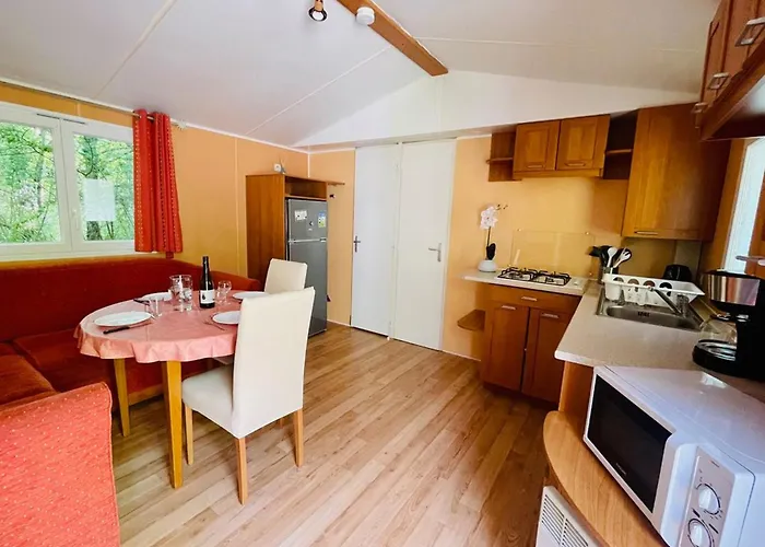 Mobil-home Confortable Avec Terrasse Au Calme - Api-1-52-915 Campingplatz