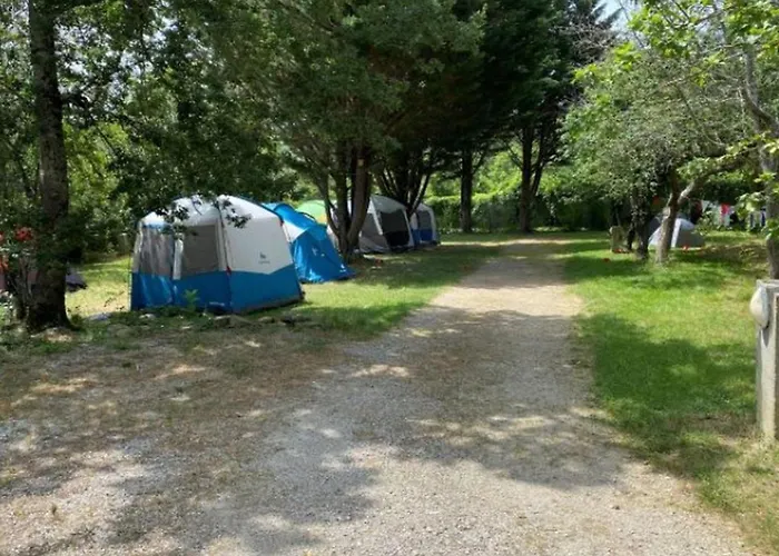 Campingplatz Mobil-home Confortable Avec Terrasse Au Calme - Api-1-52-915 Camon (Languedoc-Roussillon)